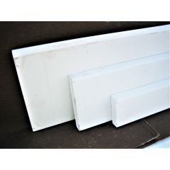 18 x 70mm MDF Primed Bullnose Skirting Board (Various Sizes)