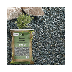 Forest Green Chippings 14 to 20mm