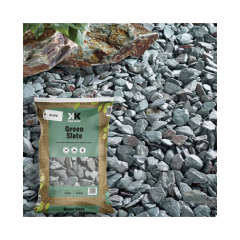 Green Slate Chippings 20-40mm 20kg bag