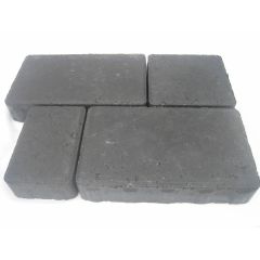 Chartres 'Linear'  3 size Block Paving 'Charcoal' per m2