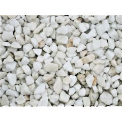 Polar White 20mm Chippings 850kg Bulk Bag