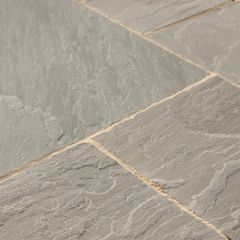 Indian Sandstone Light Grey in 4 mixed sizes (Sold per M2)