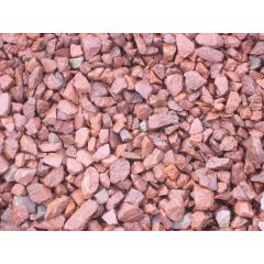 Red Granite 10-14mm Chippings  850kg Bulk Bag