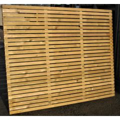 Slatted Screen Fence Panel