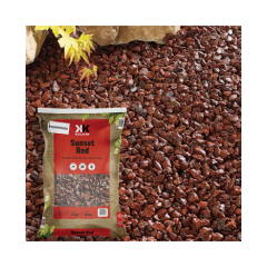 Sunset Red Chippings 14-20mm 20kg bag