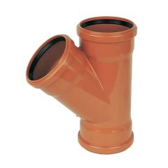 Underground Drainage 45 degree junction